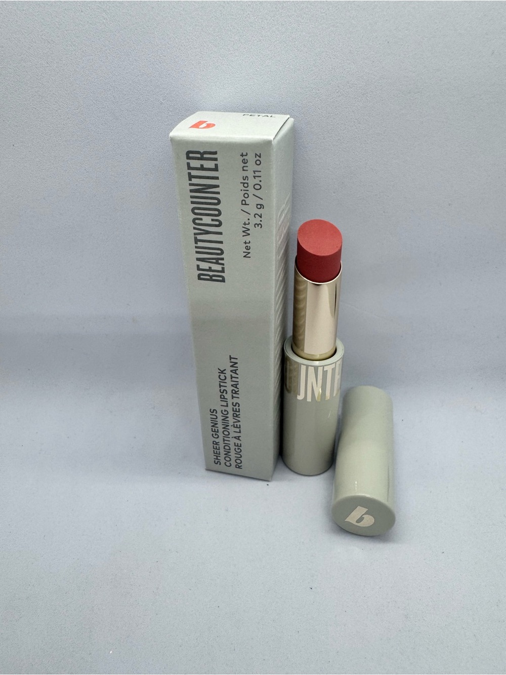 beautycounter Sheer Genius Lipstick — Coral Rose